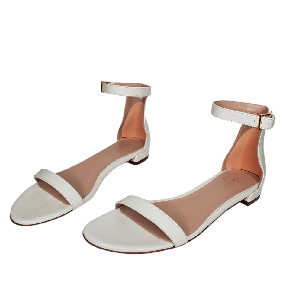 Stuart Weitzman White Sandals